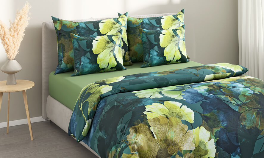 Linge de lit en satin