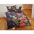 Linge de lit orné d'un motif fleuri aux superbes couleurs – Taie d'oreiller – 65x100 cm