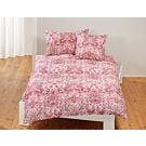 Parure de lit à motif ornemental rouge-blanc – Fourre de duvet – 200x210 cm