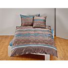 Parure de lit avec motif aztèque – Taie d'oreiller – 65x65 cm