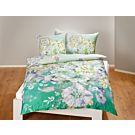 Parure de lit à motif fleuri romantique – Fourre de duvet – 160x210 cm