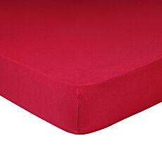 Draps-housses super-stretch rouge