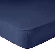 Draps-housses super-stretch marine