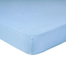Draps-housses super-stretch bleu glacier