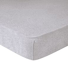 Draps-housses en jersey mélange gris