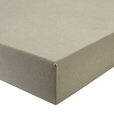 Drap-housse mélange flanelle fine avec effet chiné réséda