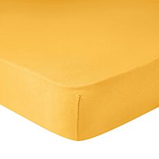 Drap-housse en jersey - jaune, 140–160x200 cm