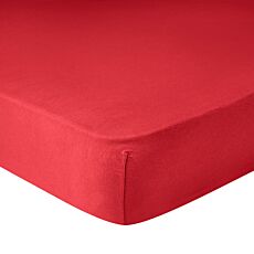 Drap-housse en jersey - rouge, 140–160x200 cm