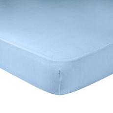 Drap-housse en jersey - bleu clair, 140–160x200 cm
