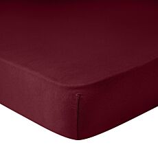Drap-housse en jersey - bordeaux, 140–160x200 cm