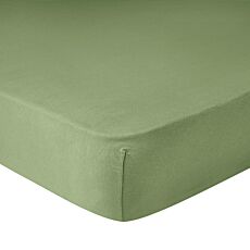 Drap-housse en jersey - olive, 120x200 cm