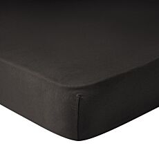 Drap-housse en jersey - noir, 140–160x200 cm
