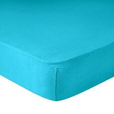 Drap-housse en jersey - turquoise, 140–160x200 cm