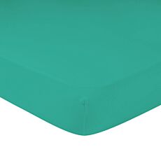 Drap-housse en jersey - émeraude, 140–160x200 cm