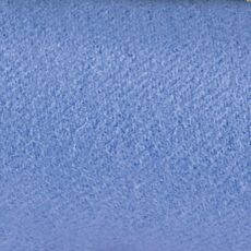 Drap de dessous en flanelle uni bleu