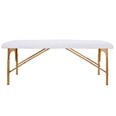 Drap-housse pour table de massage blanc