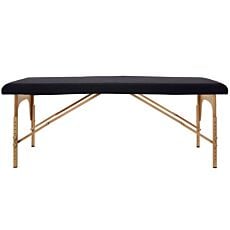 Drap-housse pour table de massage noir