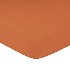 Drap-housse en éponge stretch rouille