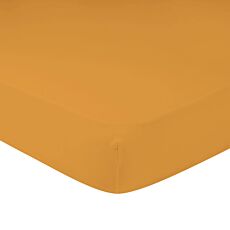 Drap-housse en éponge stretch curry