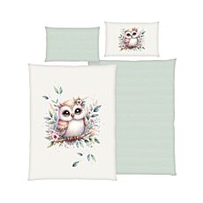 Parure de lit avec chouette mignonne