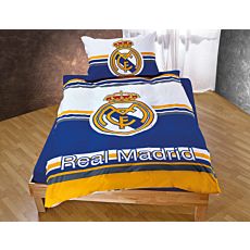 Linge de lit avec grand logo de Real Madrid