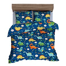 Parure de lit joyeuse avec des dinosaures