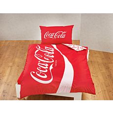 Parure de lit avec logo Coca-Cola