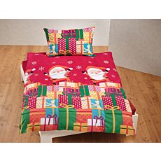 Parure de lit avec un motif de Noël coloré