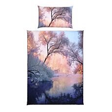 Parure de lit au motif naturel plein de charme
