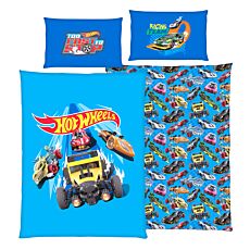 Parure de lit Hot Wheels pour les fans de course automobile
