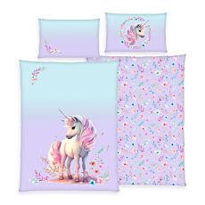 Parure de lit pour les petits fans de licornes