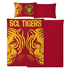 Parure de lit orné d'un motif original des SCL Tigers