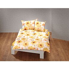 Parure de lit avec motif floral artistique