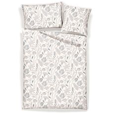 Parure de lit avec motif de fines fleurs