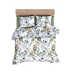 Linge de lit imprimée fleurs