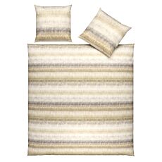 Linge de lit moderne à rayures délicates