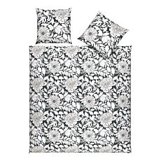 Linge de lit fleuri en flanelle cosy