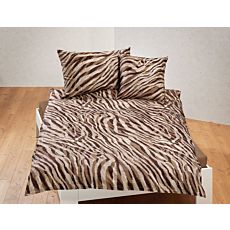 Parure de lit à motif tigré – Taie d'oreiller – 65x65 cm