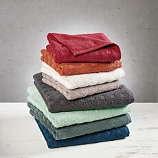 Linge éponge à joli tissage en relief – Linge de bain