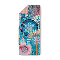 Linge de sport et de yoga imprimé de plumes et d'un motif de mandala