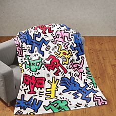 Couverture polaire Keith Haring Fun