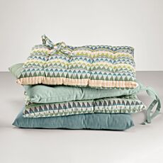Coussin de siège motif triangle