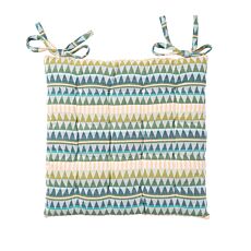 Coussin de siège motif triangle