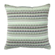 Coussin décoratif à motif géométrique triangle