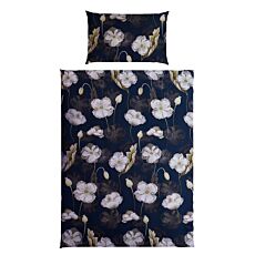 Linge de lit à motifs de coquelicots