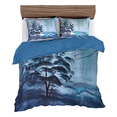 Linge de lit rêve forestier