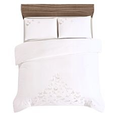 Linge de lit brodé raffiné