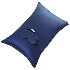 Coffret en soie : taie d’oreiller et masque de nuit
