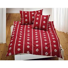 Linge de lit avec edelweiss – Fourre de duvet
