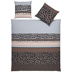 Linge de lit au motif léopard moderne